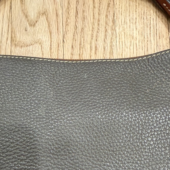 Dooney & Bourke Crossbody Taupe and Tan Leather - Picture 8 of 16